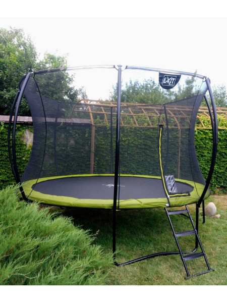 Батут Exit Silhouette 366 зелений Батут Exit Silhouette 366 зелений